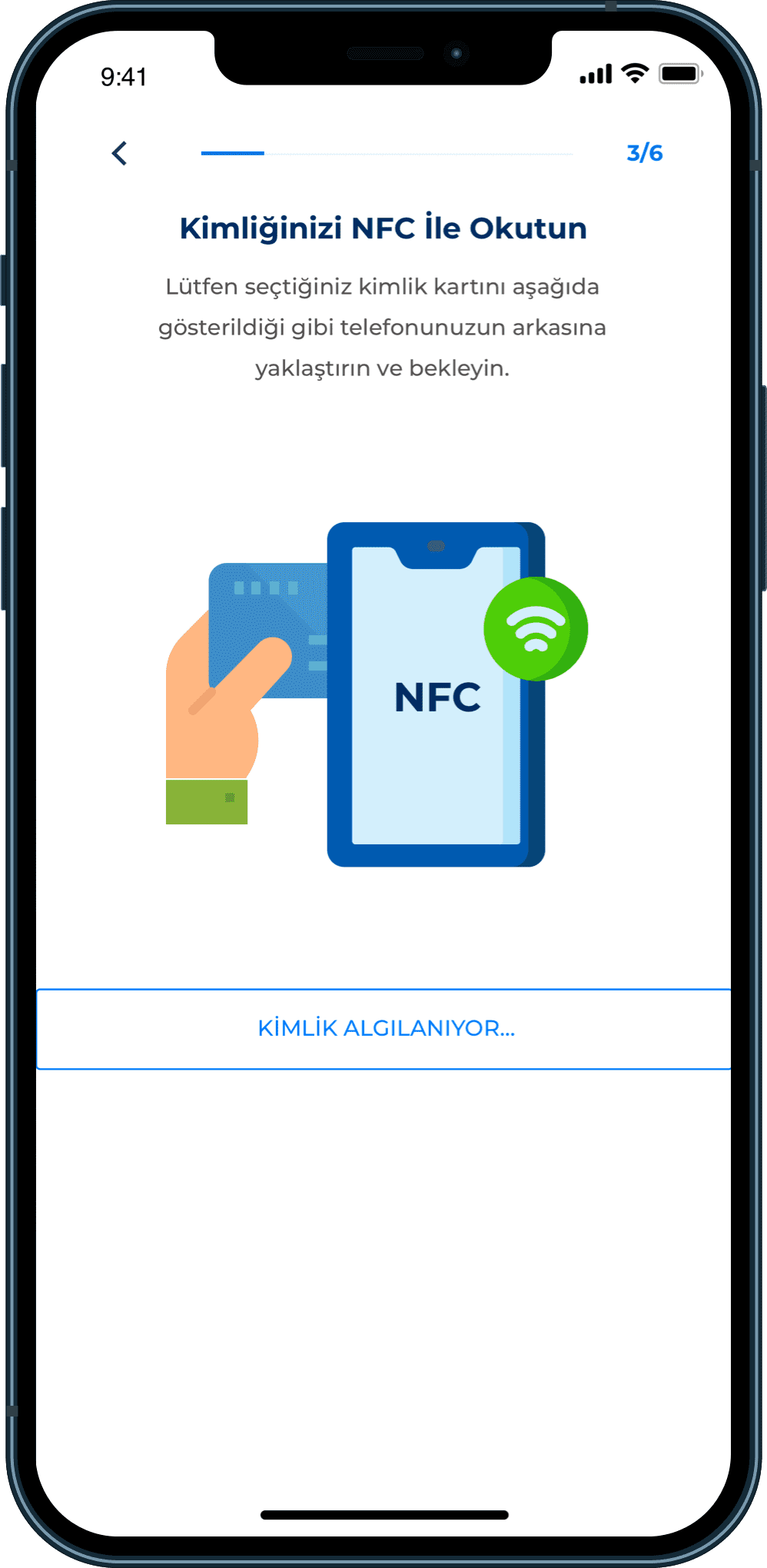 NFC ile kimlik doğrulama